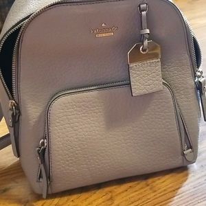 Kate Spade Taupe Backpack Purse